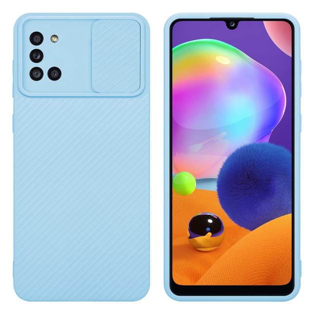 Samsung Galaxy A31 Cover Etui Case (Blå)