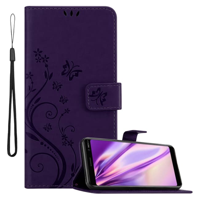 Nokia 7 PLUS Pungetui Cover Case (Lilla)