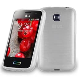 LG L3 II (2. SIM) Cover Etui Case (Sølv)