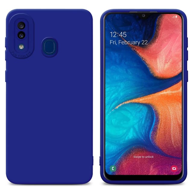 Samsung Galaxy A20 / A30 / M10s Deksel case (blå)
