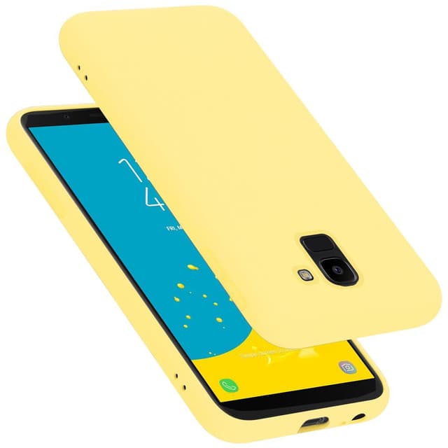 Samsung Galaxy J6 2018 Skal Fodral Case (Gul)