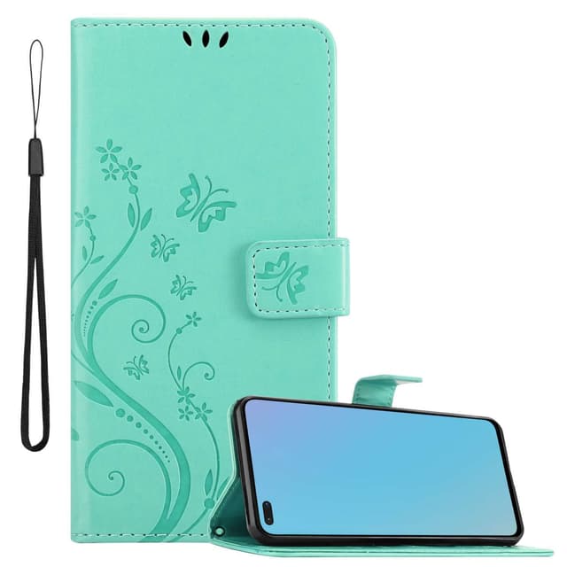 OnePlus Nord Suojakuori Lompakkokotelo (Turkoosi)