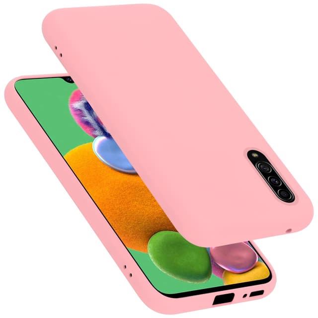Samsung Galaxy A90 5G silikondeksel case (rosa)