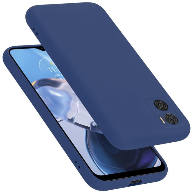 Motorola MOTO E22 / E22i Suojakuori Kotelo (Sininen)