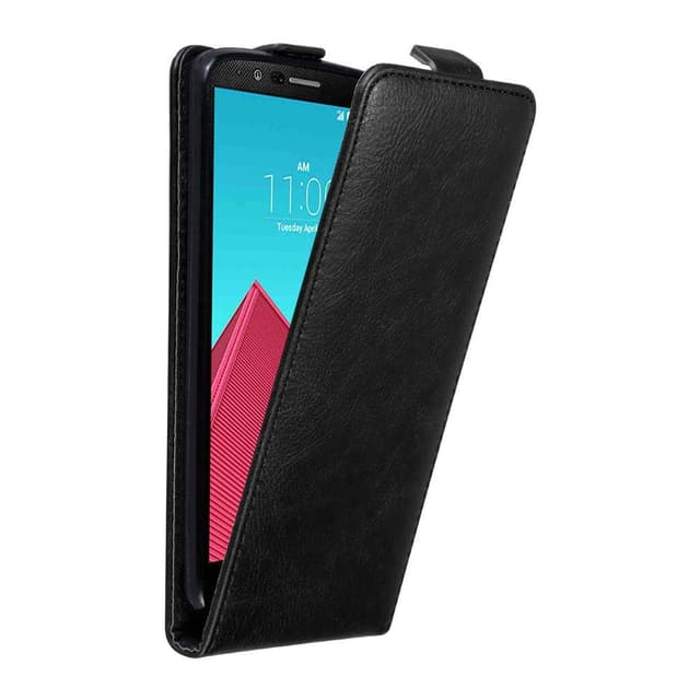 LG G4 / G4 PLUS deksel flip cover (svart)