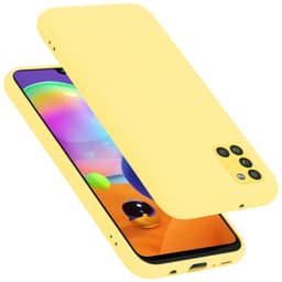 Samsung Galaxy A31 silikondeksel case (gul)