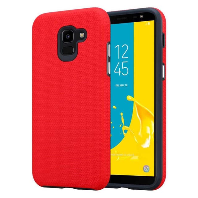 Samsung Galaxy J6 2018 Etui Case Cover (Rød)