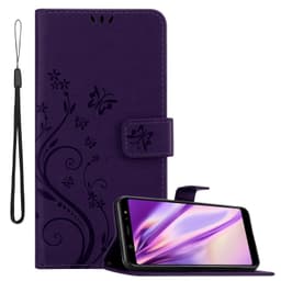 Samsung Galaxy A6 PLUS 2018 Plånboksfodral Skal (Lila)