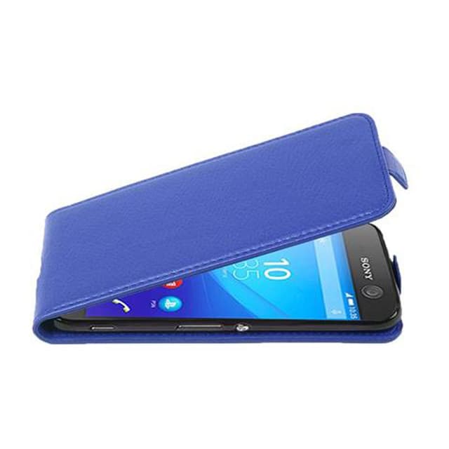 Sony Xperia M5 Suojakuori Lompakkokotelo (Sininen)