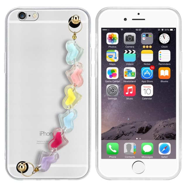 iPhone 6 / 6S Cover Etui Case (Gennemsigtig)