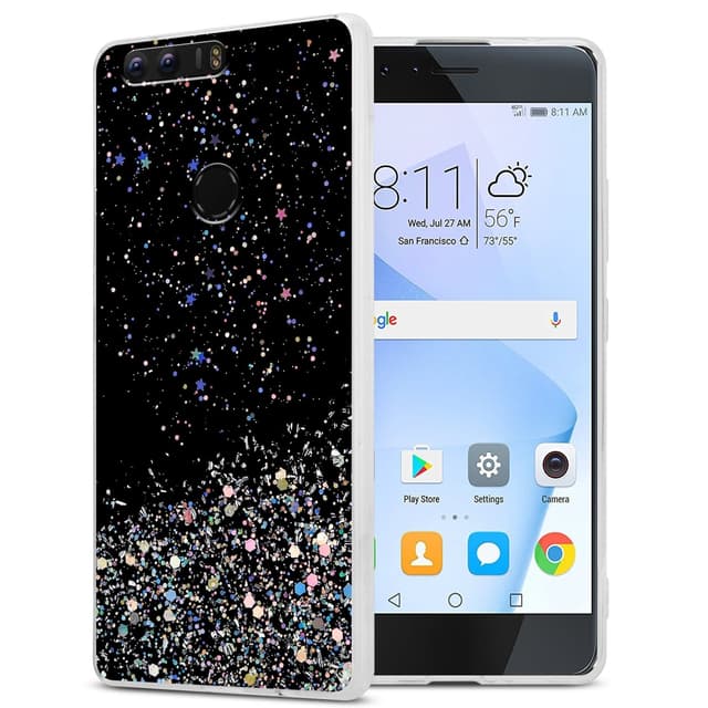 Honor 8 / 8 PREMIUM Cover Etui Case (Sort)