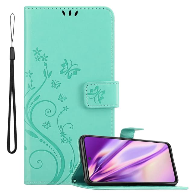 Xiaomi RedMi 10 Plånboksfodral Skal (Turkos)