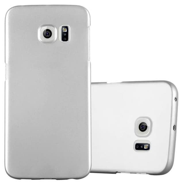 Samsung Galaxy S6 EDGE Suojakuori Kotelo Cover (Hopea)