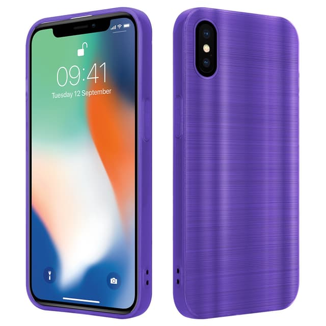 Cover iPhone X / XS Etui Case (Lilla)