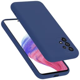 Samsung Galaxy A53 5G silikondeksel case (blå)