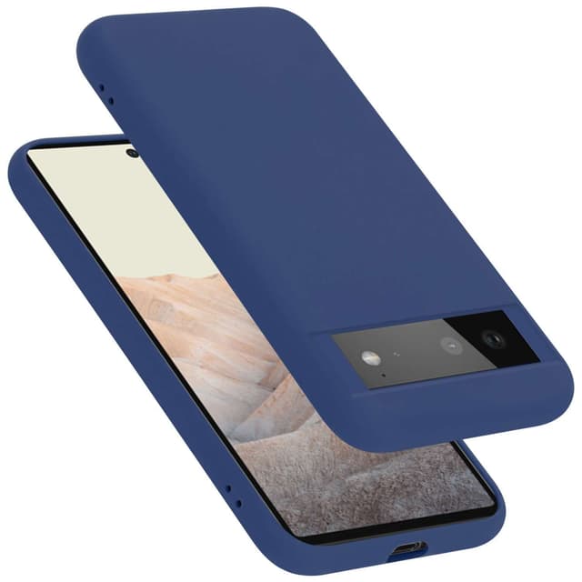 Google PIXEL 6 silikondeksel case (Blå)
