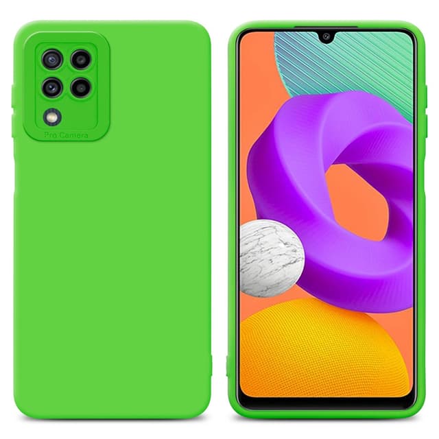 Samsung Galaxy M22 / M32 4G Cover Etui Case (Grøn)