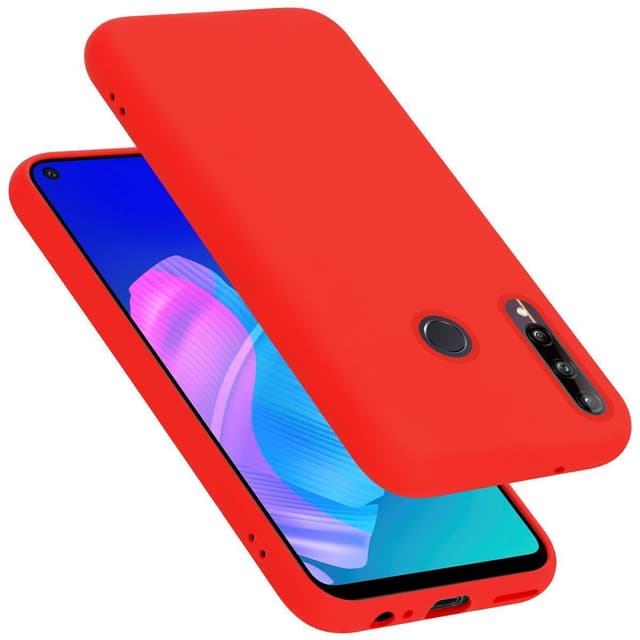 Huawei P40 LITE E Suojakuori Kotelo (Punainen)
