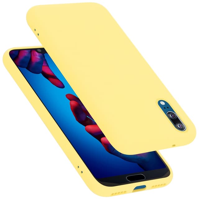 Huawei P20 Skal Fodral Case (Gul)