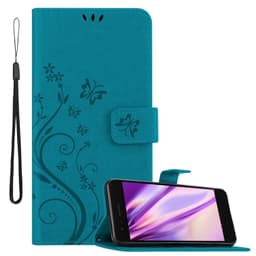 LG K8 2018 / K9 2018 Plånboksfodral Skal (Blå)