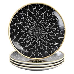 4x Porselenstallerken Tallerken Serveringsfat 15,3cm