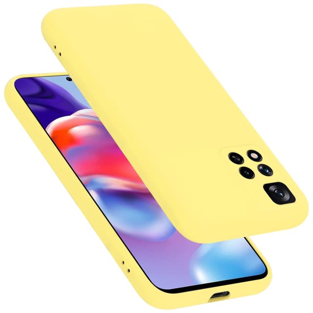 Xiaomi RedMi NOTE 11 PRO+ silikondeksel case (gul)