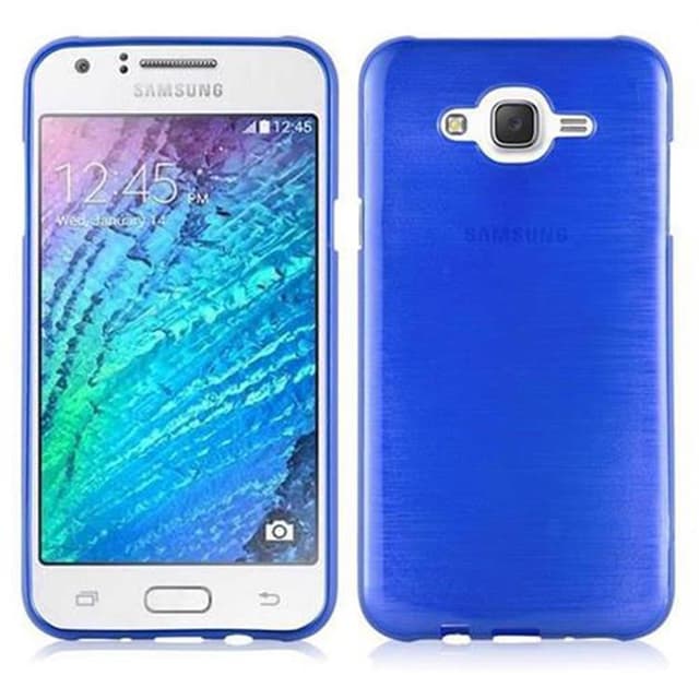 Samsung Galaxy J7 2015 Suojakuori Kotelo (Sininen)