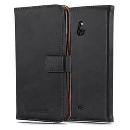 Nokia Lumia 1320 lommebokdeksel etui (svart)