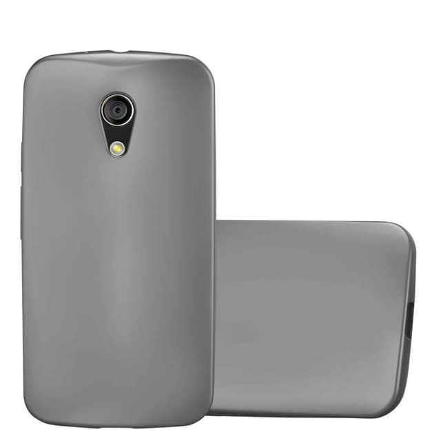 Cadorabo Case Compatible with Motorola Moto G2 in Night Black - Flip Style Case with Magnetic Closure - Wallet Etui Cover Pouch PU Leather Flip