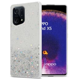 Oppo FIND X5 Skal Fodral Case (Genomskinlig)
