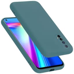 Realme 7 4G Skal Fodral Case (Grön)