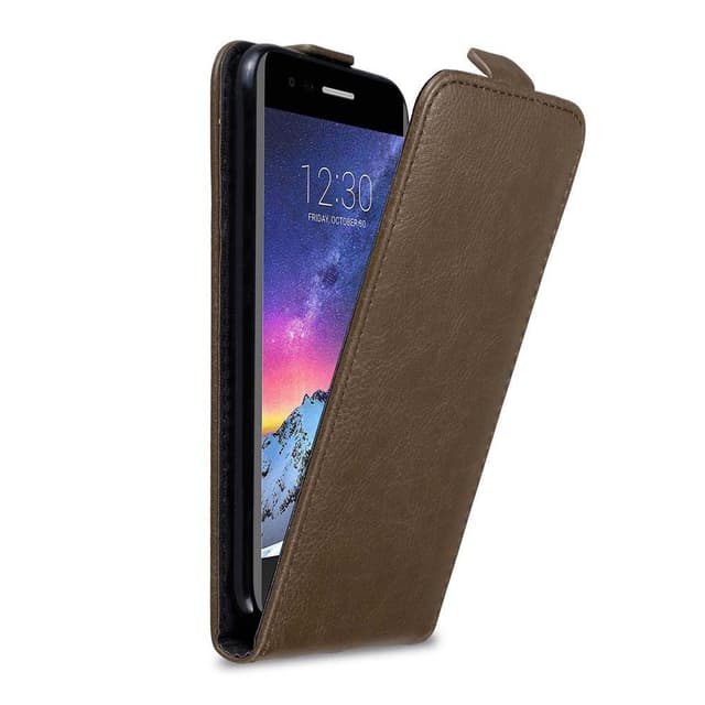 LG K8 2017 Flipfodral Skal (Brun)