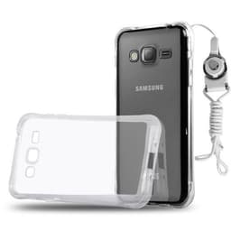 Samsung Galaxy J3 2015 Skal Fodral Case (Transparent)