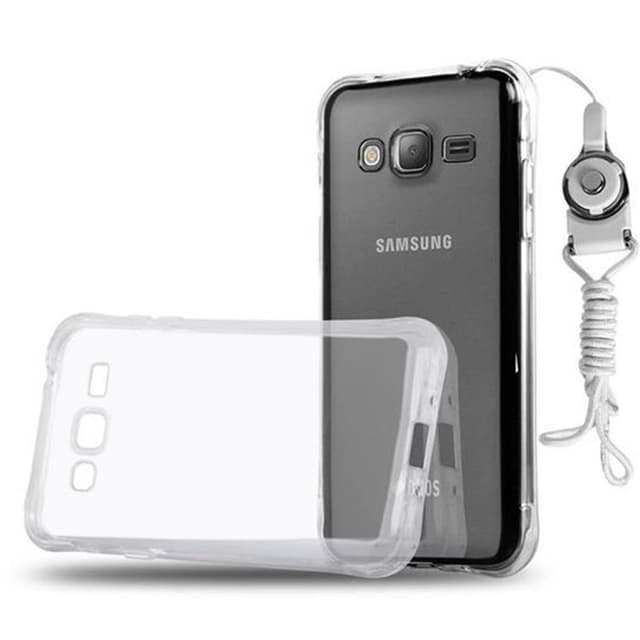 Samsung Galaxy J3 2015 Skal Fodral Case (Transparent)