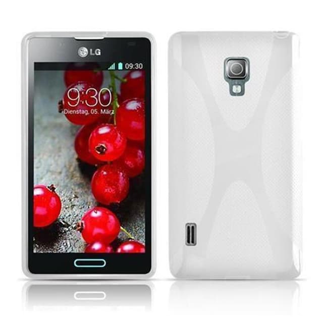 LG OPTIMUS L7 II Etui Case Cover (Hvid)