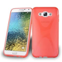Samsung Galaxy E7 Skal Fodral Case (Röd)