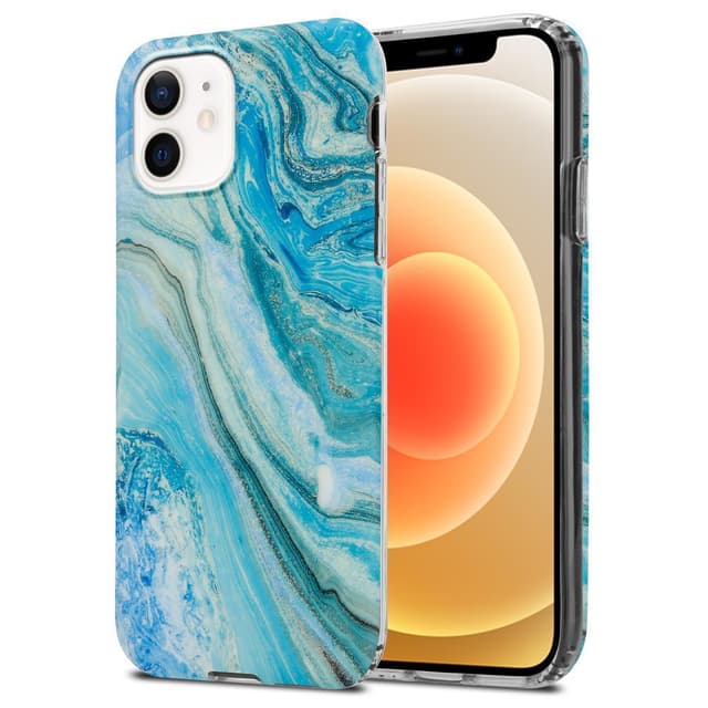 iPhone 12 PRO MAX Plånboksfodral Skal (Blå)