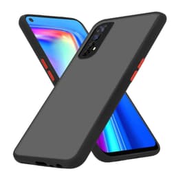 Realme 7 4G Suojakuori Suojakotelo (Musta)
