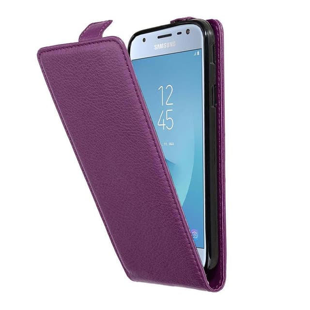 Samsung Galaxy J3 2017 Flipfodral Skal (Lila)