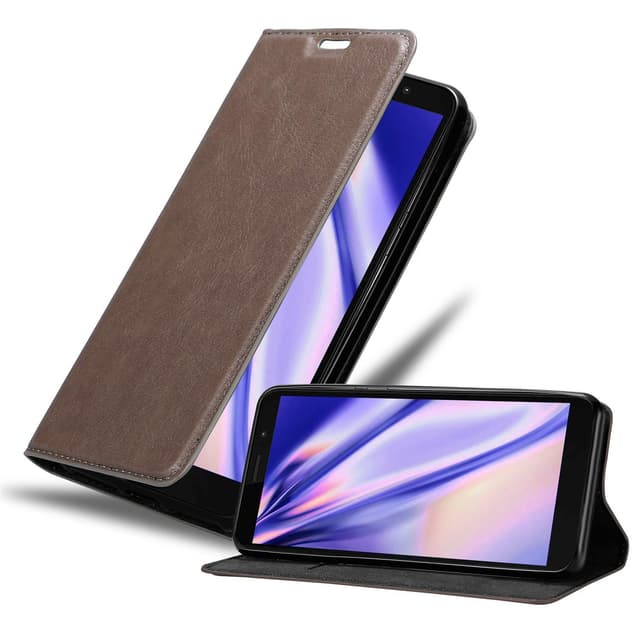 Motorola MOTO E6 PLAY Skal Fodral Case (Brun)