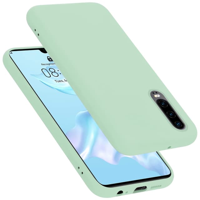 Huawei P30 Skal Fodral Case (Grön)