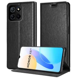 Honor X8 5G lommebokdeksel deksel (svart)