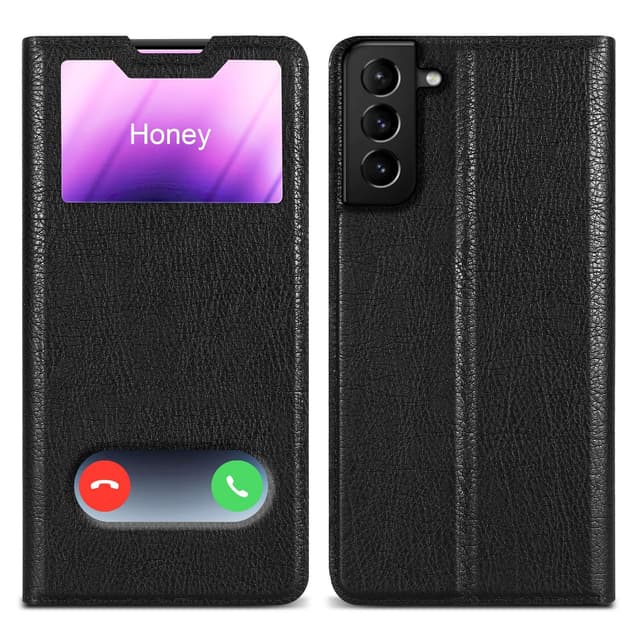 Lompakkokotelo Samsung Galaxy S21 PLUS Case (Musta)