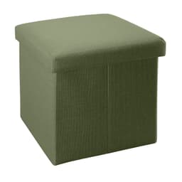 Sammenleggbar Krakk 38x38x38 cm Setestol Kube (grønn)