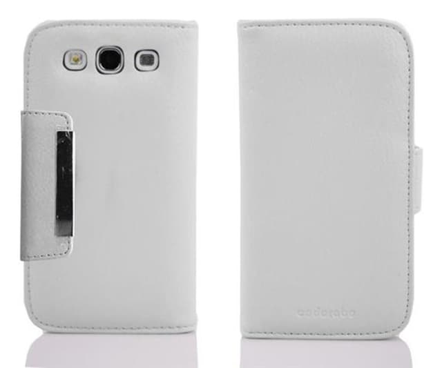 Plånboksfodral Samsung Galaxy S3 / S3 NEO Skal (Vit)
