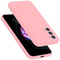 Motorola EDGE 20 silikondeksel case (rosa)