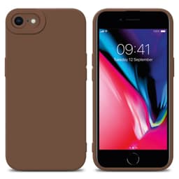 iPhone 7 / 7S / 8 / SE 2020 Deksel cover case (brun)