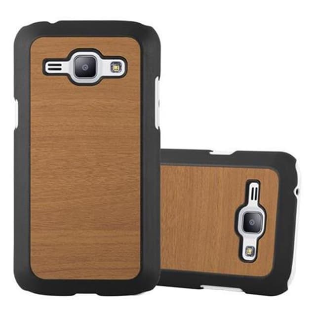 Samsung Galaxy J1 2015 Etui Case Cover (Brun)