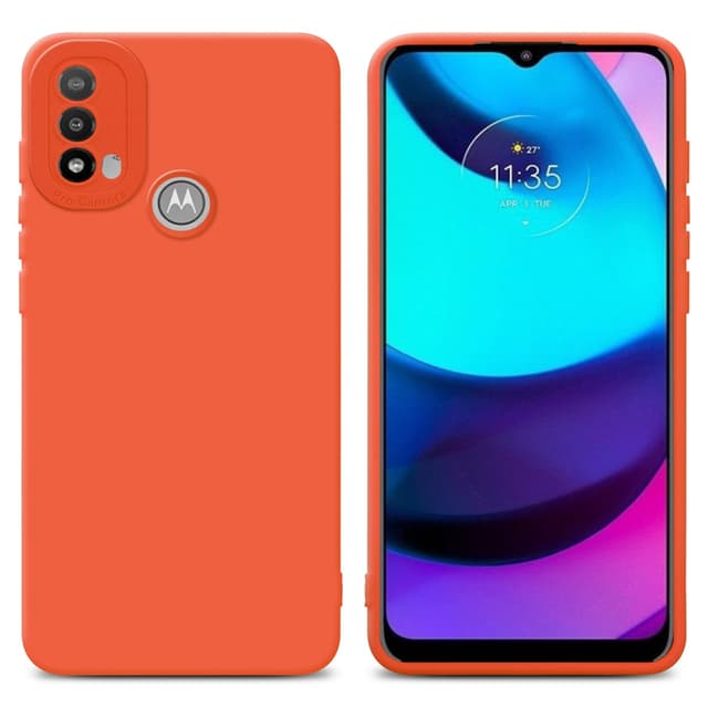 Motorola MOTO E20 Deksel cover case (oransje)
