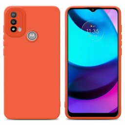 Motorola MOTO E20 Suojakuori Suojakotelo (Oranssi)